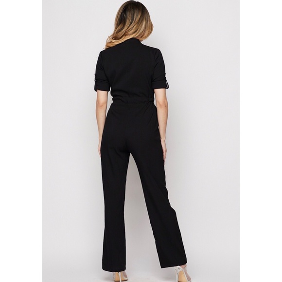 4/$40 5⭐️ Military Style Jumpsuit Front zip - Picture 3 of 6